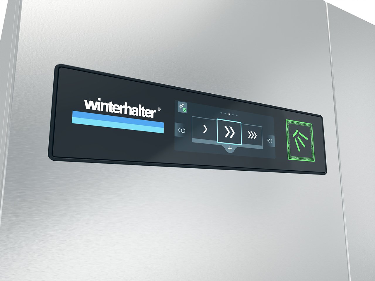 Winterhalter transportvaatwasmachines intelligent touchscreen