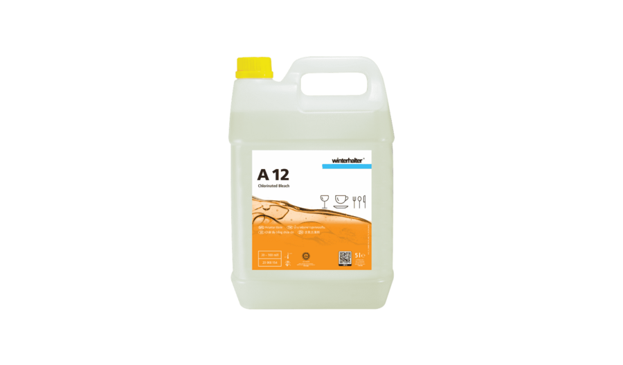 Winterhalter A 12 chlorinated bleach Winterhalter A 12 chlorinated bleach