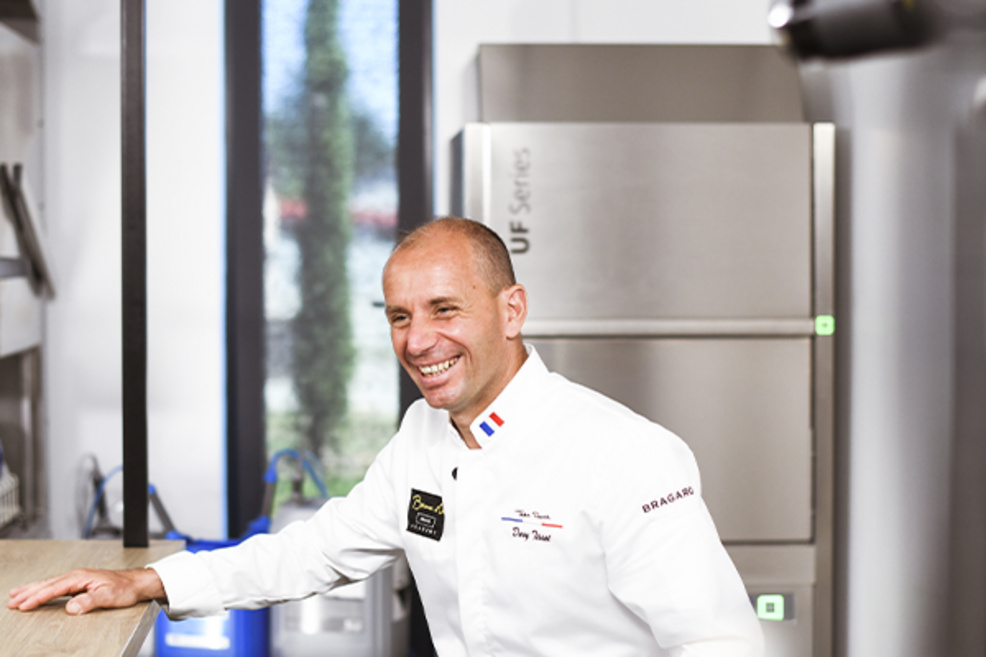 Davy Tissot au showroom Winterhalter France