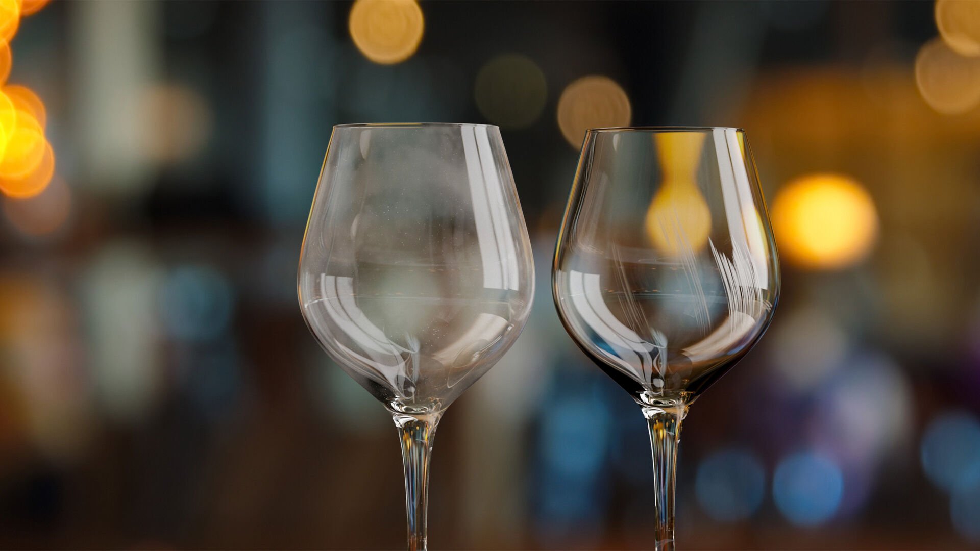 deux verres à vin Winterhalter lave verre professionnel deux verres à vin Winterhalter lave verre professionnel