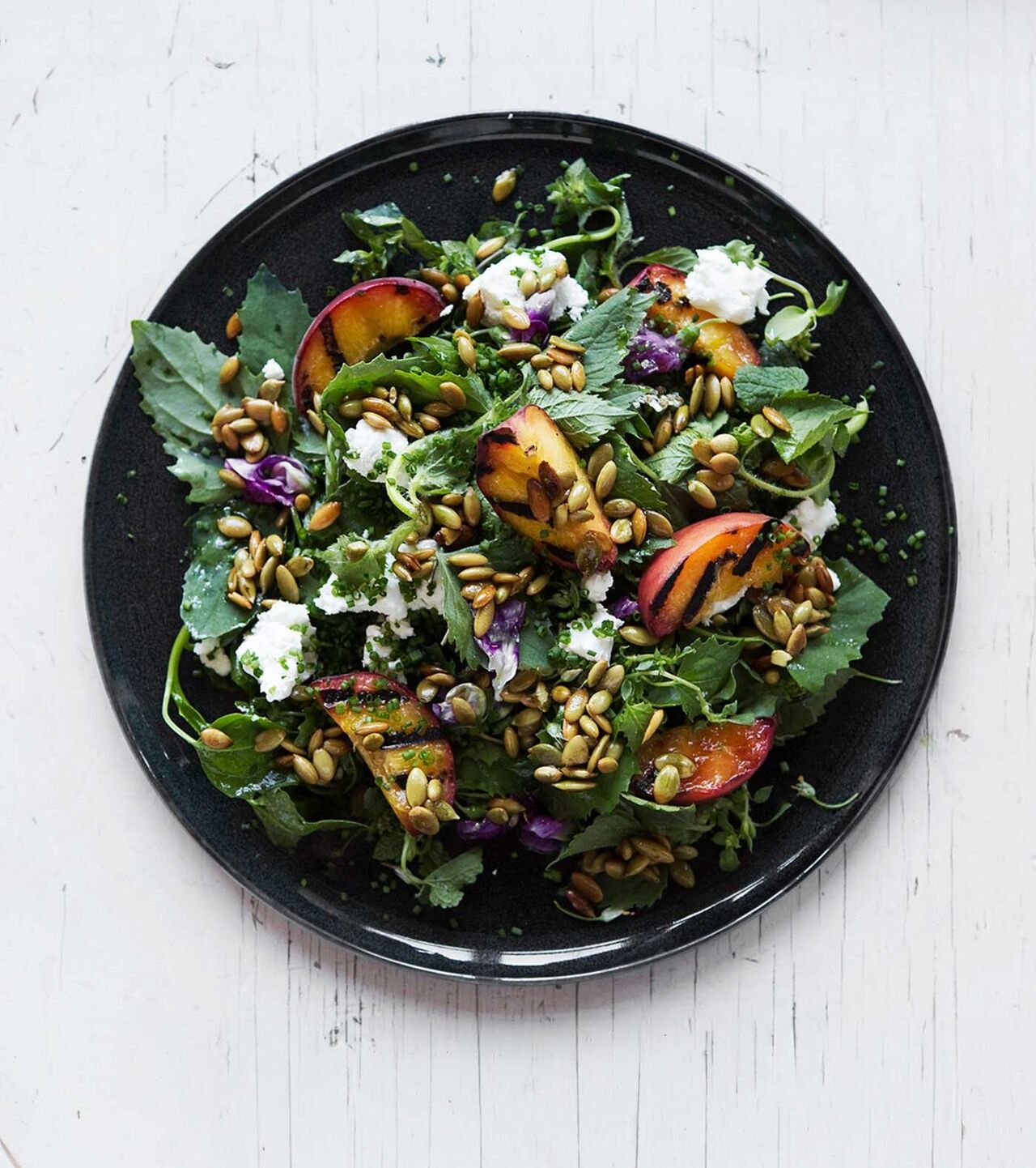 grilled peaches | Michelberger Restaurant grilled peaches | Michelberger Restaurant