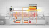 Winterhalter protočne mašine za pranje sa transportom korpi - toplotna pumpa