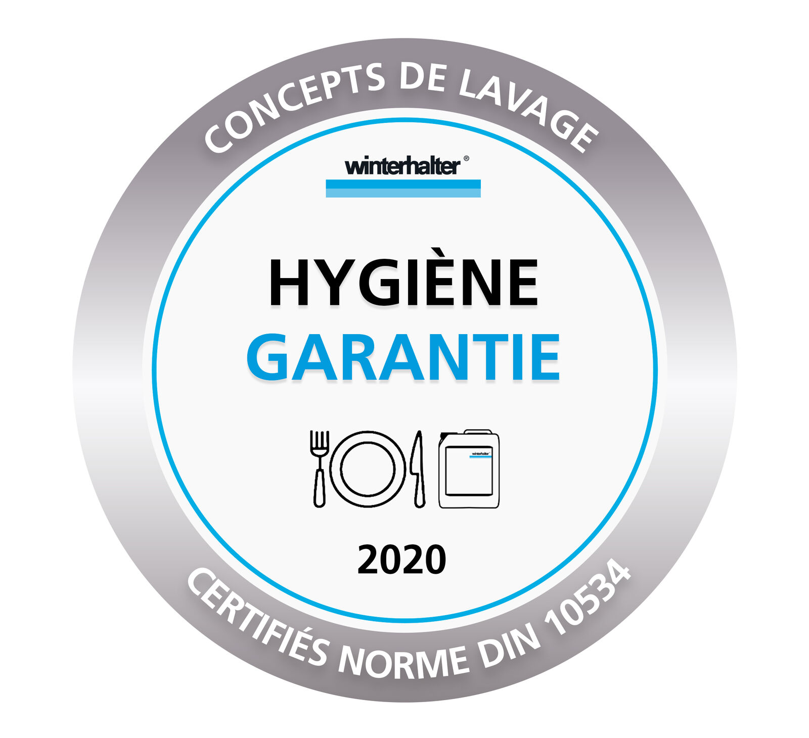 Labels Hygiène garantie Winterhalter - Silver (Vaisselle)