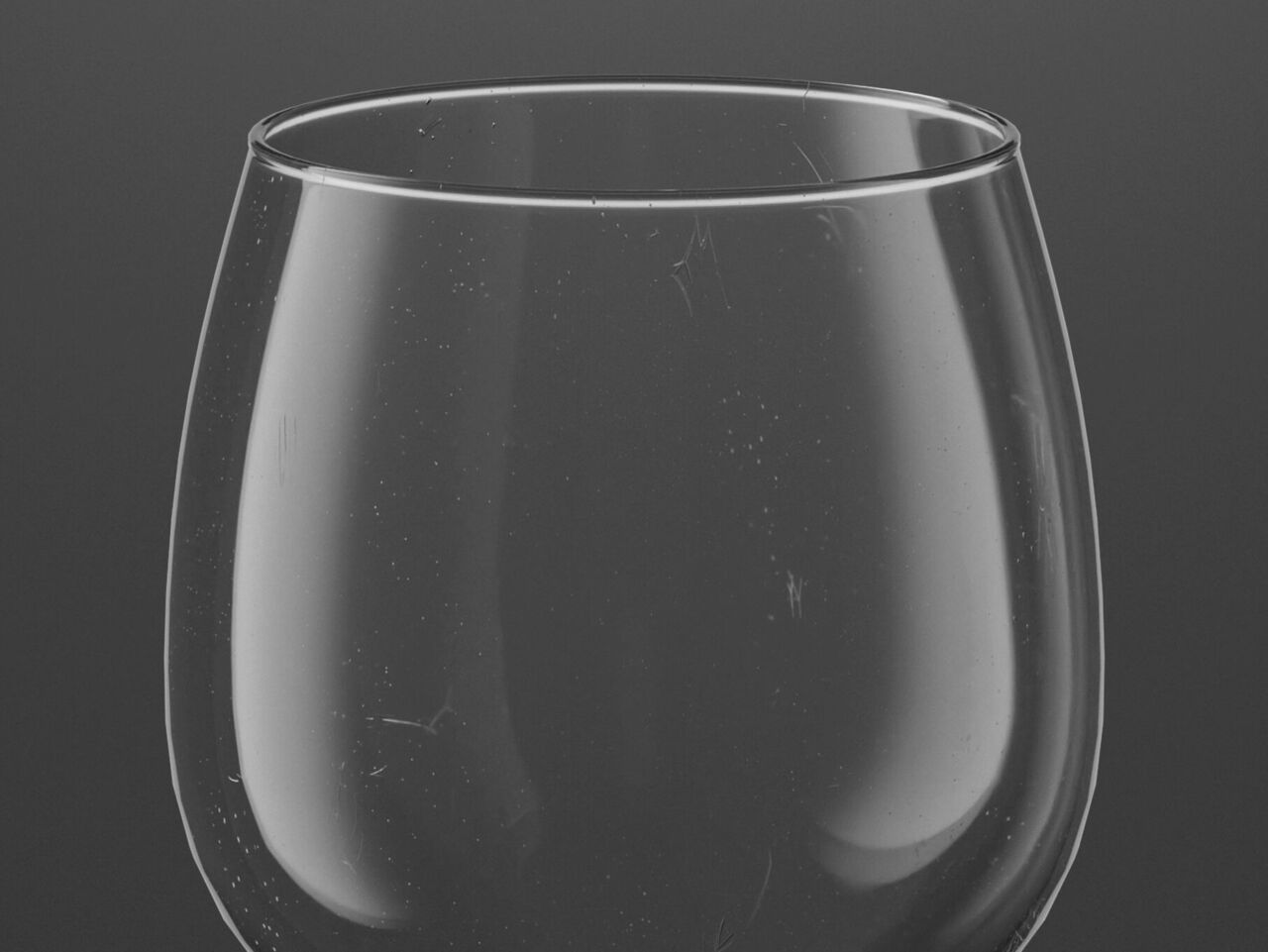 verre à vin rayures Winterhalter lave verre professionnel Red wine glass with scratches and scuff marks