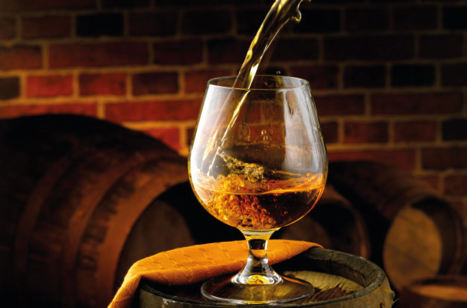 Copa de cristal para cognac y brandy