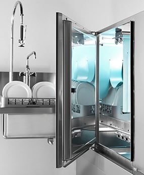 Porta de higienização Winterhalter Lava-louças transportadora de cestos C50 Porta de higienização Winterhalter Lava-louças transportadora de cestos C50