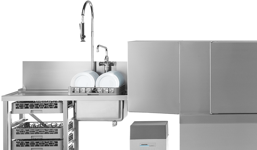 Lava-louças transportadora de cestos C50 Winterhalter Lava-louças transportadora de cestos C50 Winterhalter