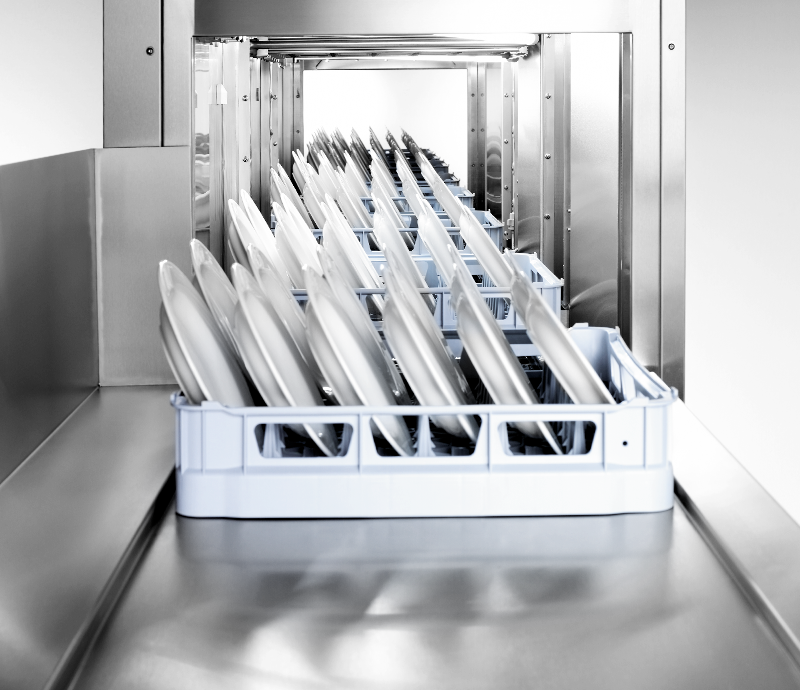 Transporte contínuo de racks Máquinas de lavar louças Winterhalter