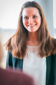 Winterhalter press relations manager Rachel Schupp-Aspacher