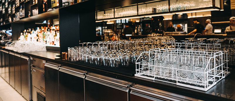 Winterhalter Glasswashing Case Study Restaurant Giuliano Glass Rack Winterhalter Glasswashing Case Study Restaurant Giuliano Glass Rack