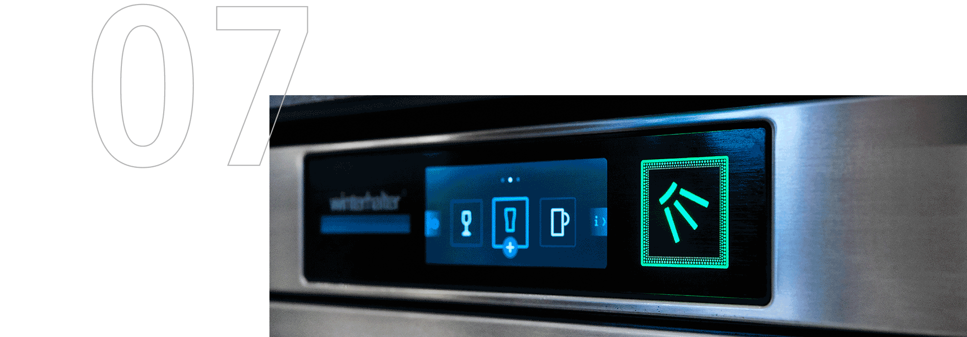 Winterhalter Energiespar-Tipps Spülgänge nicht abbrechen  Winterhalter Energiespar-Tipps Spülgänge nicht abbrechen Display