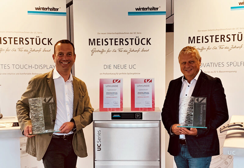 KVA service award 2018 Winterhalter Austria KVA service award 2018 Winterhalter Austria