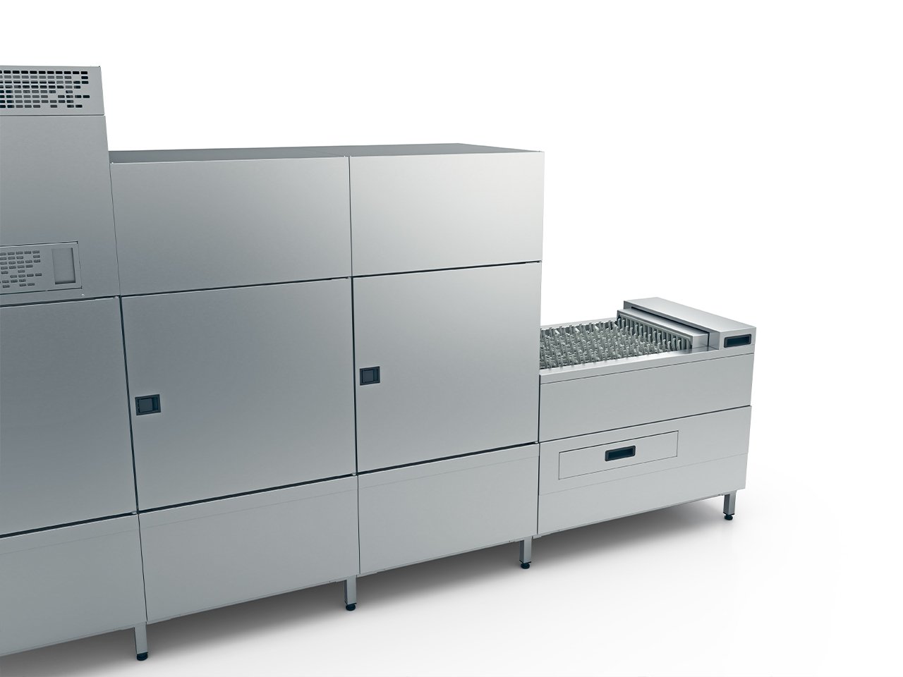 Lave-vaisselle à avancement automatique MTF Winterhalter, Zone de séchage Lave-vaisselle à avancement automatique MTF Winterhalter, Zone de séchage