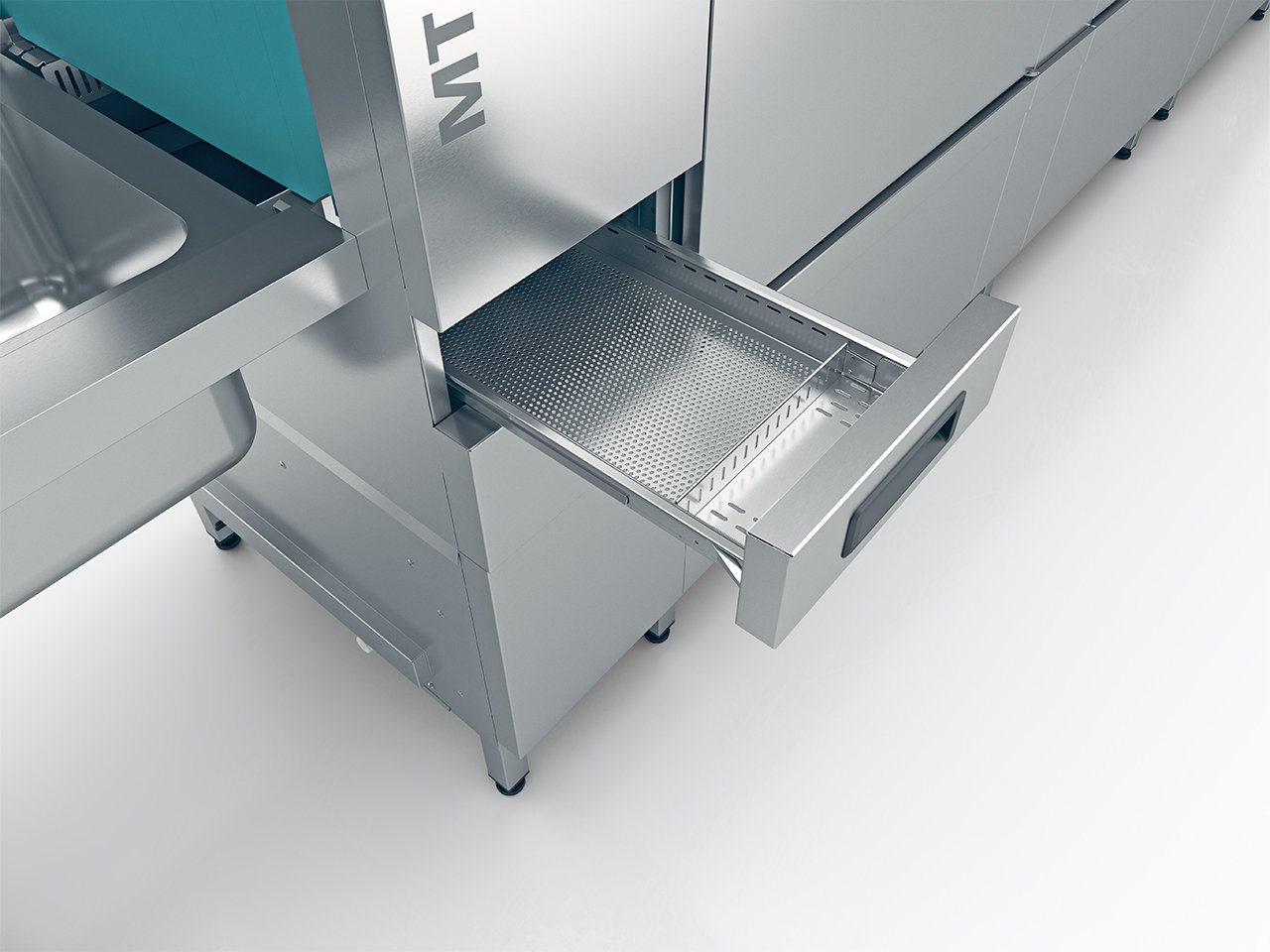 Winterhalter conveyor dishwashers multi-filtration with dirt removal Winterhalter conveyor dishwashers multi-filtration with dirt removal