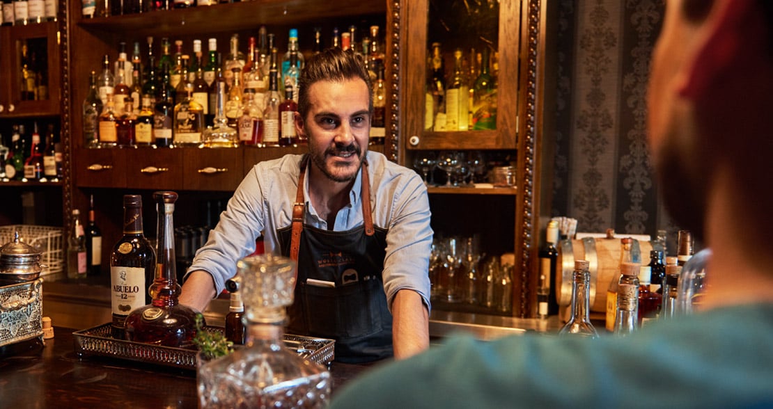 Ferre F. Ceylan bar Le Petit Coq Reference bar Le Petit Coq myčka sklenic Winterhalter