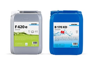 Chimie de lavage pour le lavage des gobelets par Winterhalter  Chimie de lavage pour le lavage des gobelets par Winterhalter