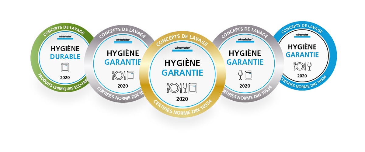 labels Hygiène garantie Winterhalter labels Hygiène garantie Winterhalter