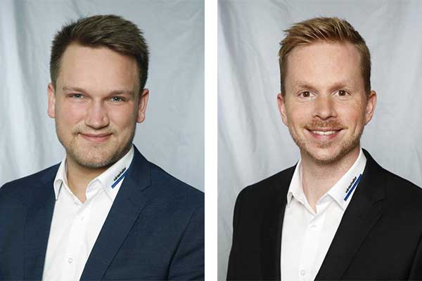 Fachberater für Spültechnik Lennart Scherf und Sascha Birkenfeld