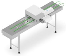 Besteckabsortierung Tablettfördertechnik Winterhalter