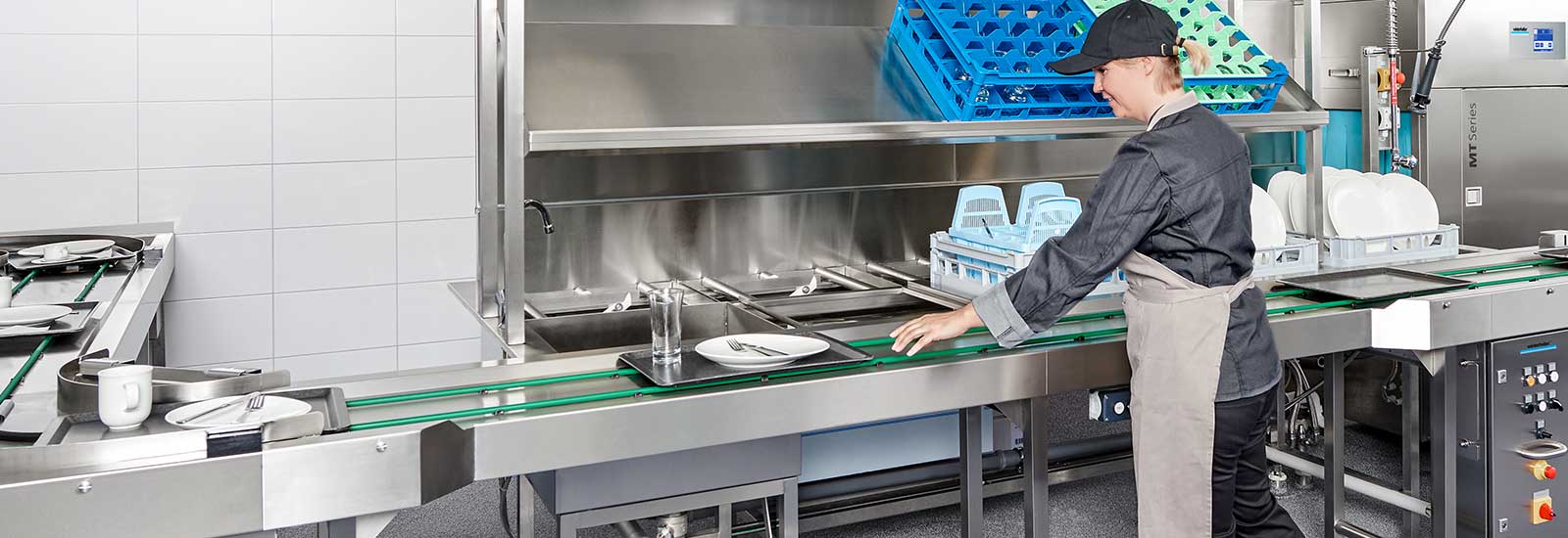 Winterhalter Tablettfördertechnik für Gastroküchen Winterhalter Tablettfördertechnik für Gastroküchen