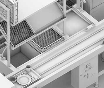 Absortierung Tablettfördertechnik Winterhalter Absortierung Tablettfördertechnik Winterhalter