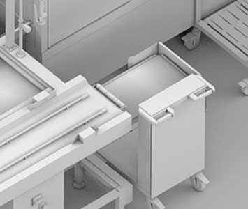 Tablettabstapelung Tablettfördertechnik Winterhalter Tablettabstapelung Tablettfördertechnik Winterhalter