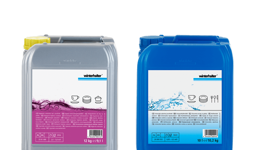 Winterhalter detergents and rinse aids Commercial-Detergents-Rinse-Aids-for-Dishwashers