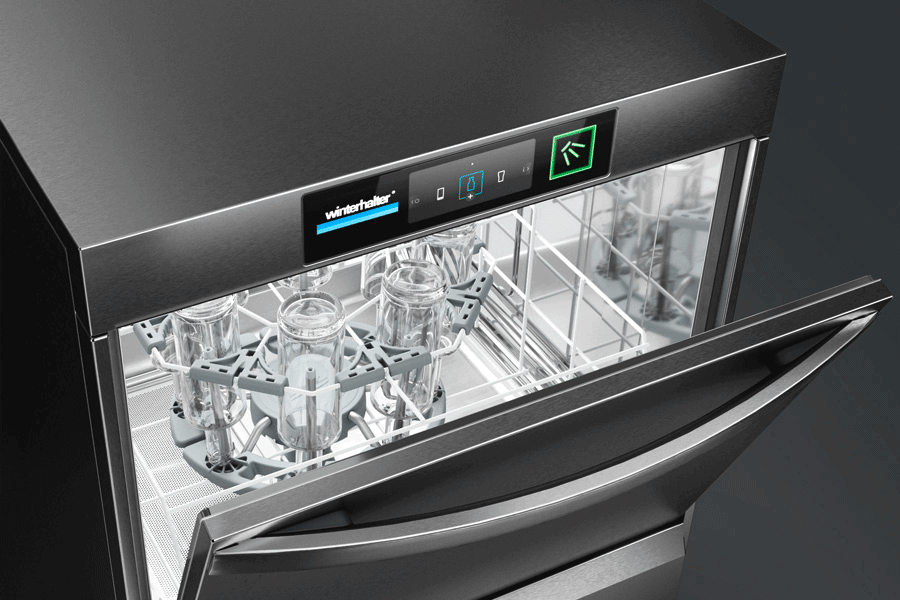 Winterhalter undercounter warewashers for bottles and carafes Winterhalter undercounter warewashers for bottles and carafes