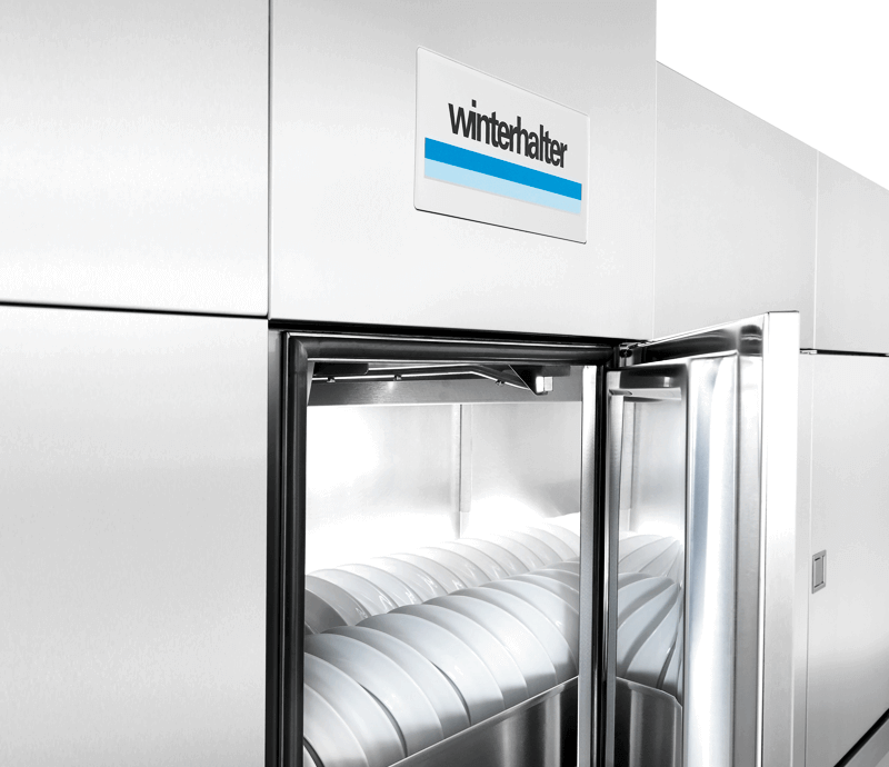 Puertas higiénicas Lavalozas de cinta transportadora Winterhalter Puertas higiénicas Lavalozas de cinta transportadora Winterhalter