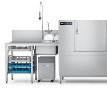 Korventransportvaatwasmachine CTR Winterhalter Korventransportvaatwasmachine CTR Winterhalter